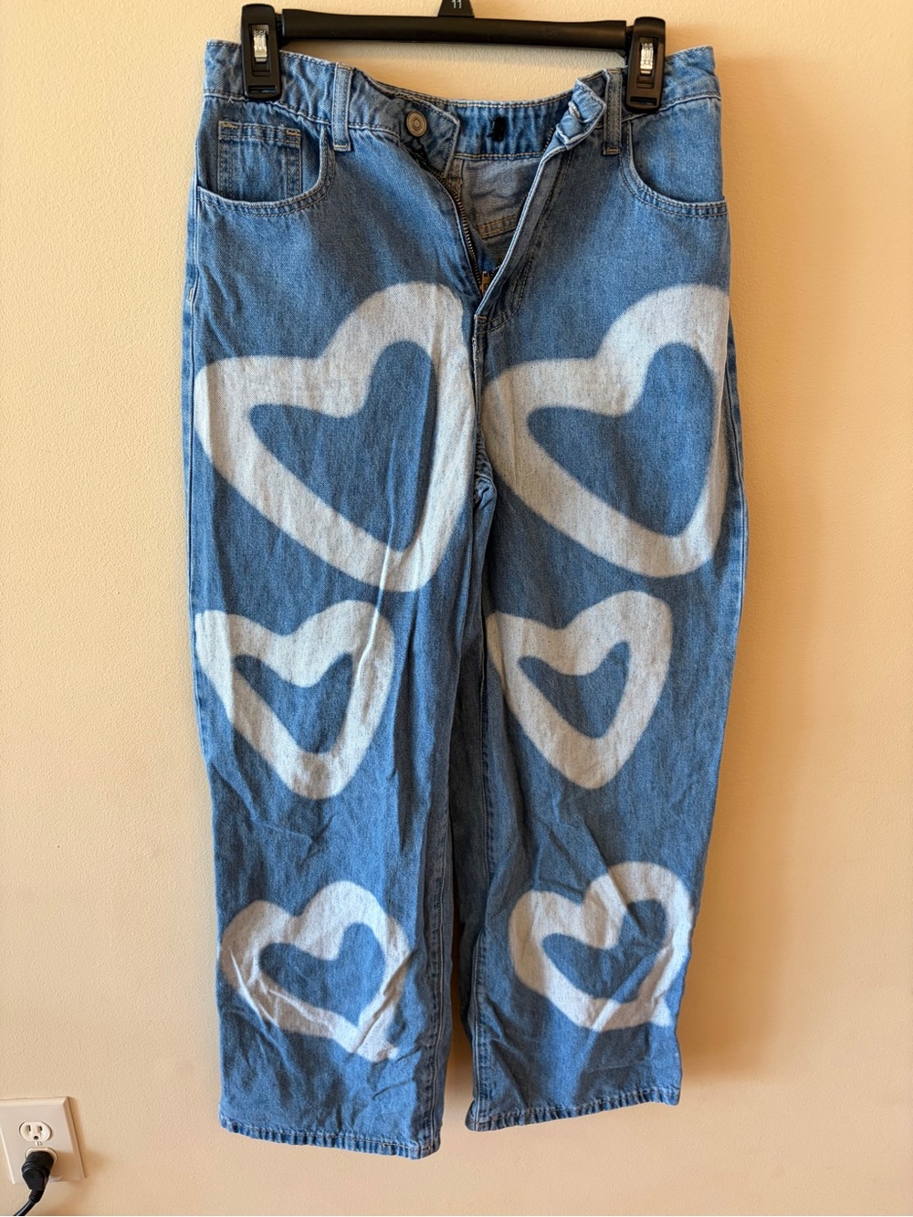 Women’s Y2K heart jeans baggy